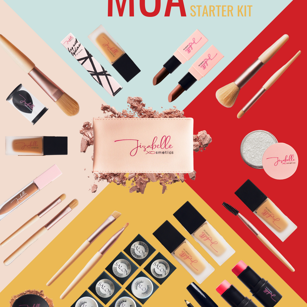 PROFESSIONAL MAKEUP STARTER KIT SALON STATION